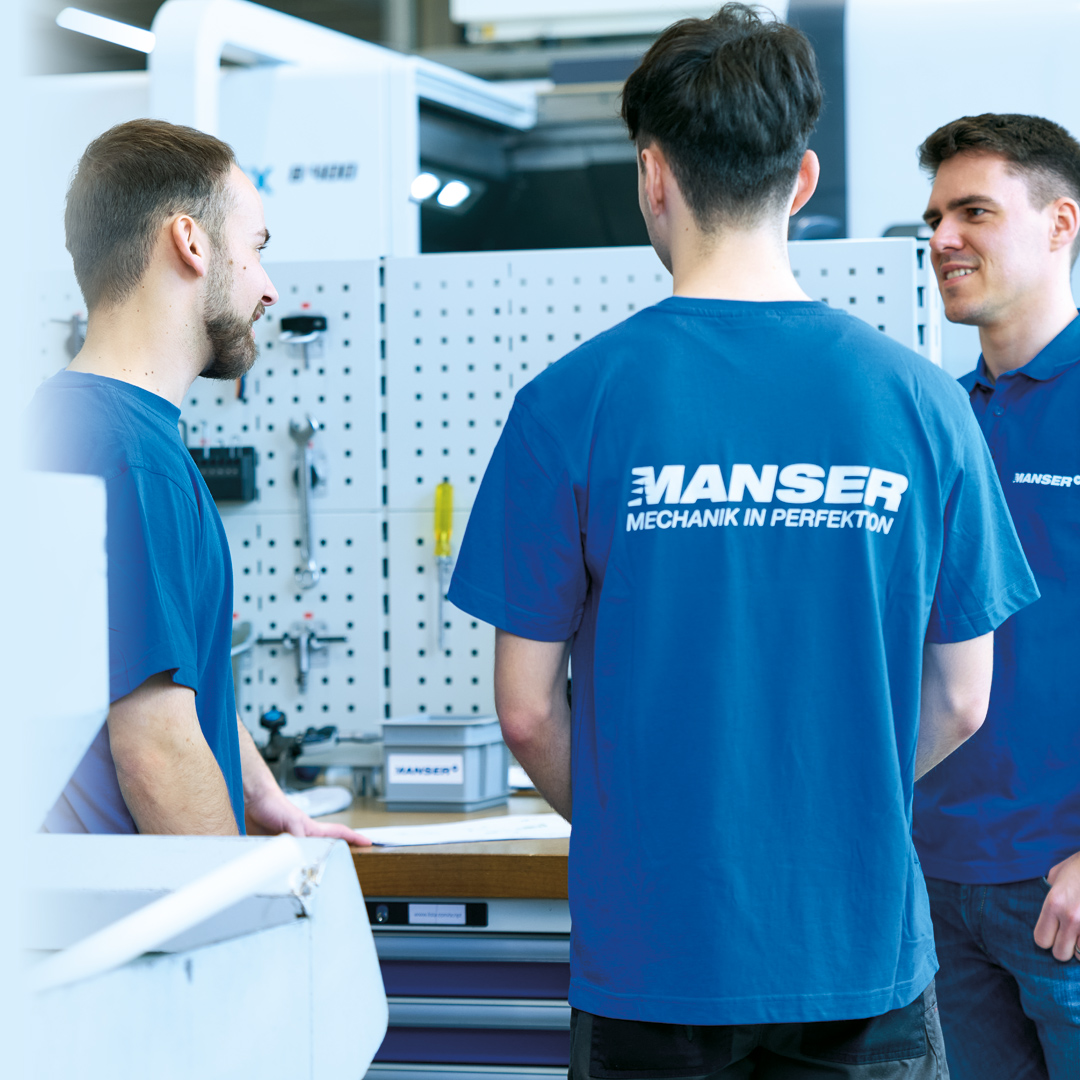 Lehre bei Manser: Deine Top-Ausbildung